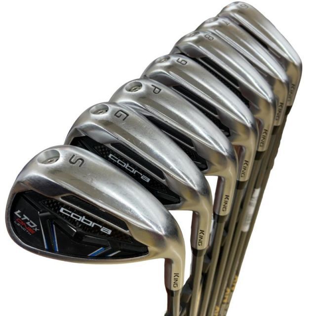 【中古】 コブラ KING LTDx ONE LENGTH 7S アイアンセット IR SPEEDER NX for Cobra(IR) (フレックスR) メンズ 男性用 右利き 右用 Cランク ゴルフクラブ