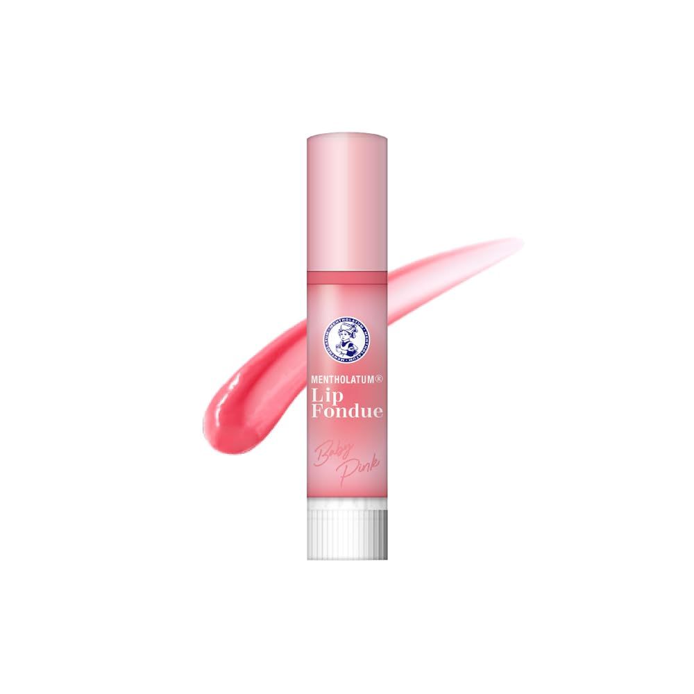 Mentholatum Lip Lip Fondue Baby Pink 3.2g Fujeon Floral Fragrance