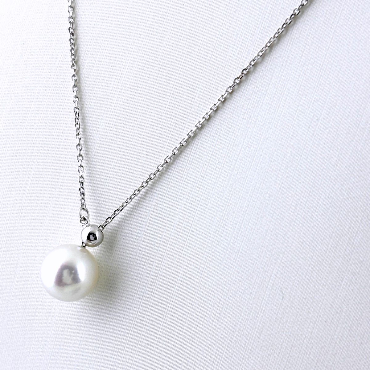 タサキ TASAKI パール ネックレス WG ホワイトゴールド 真珠