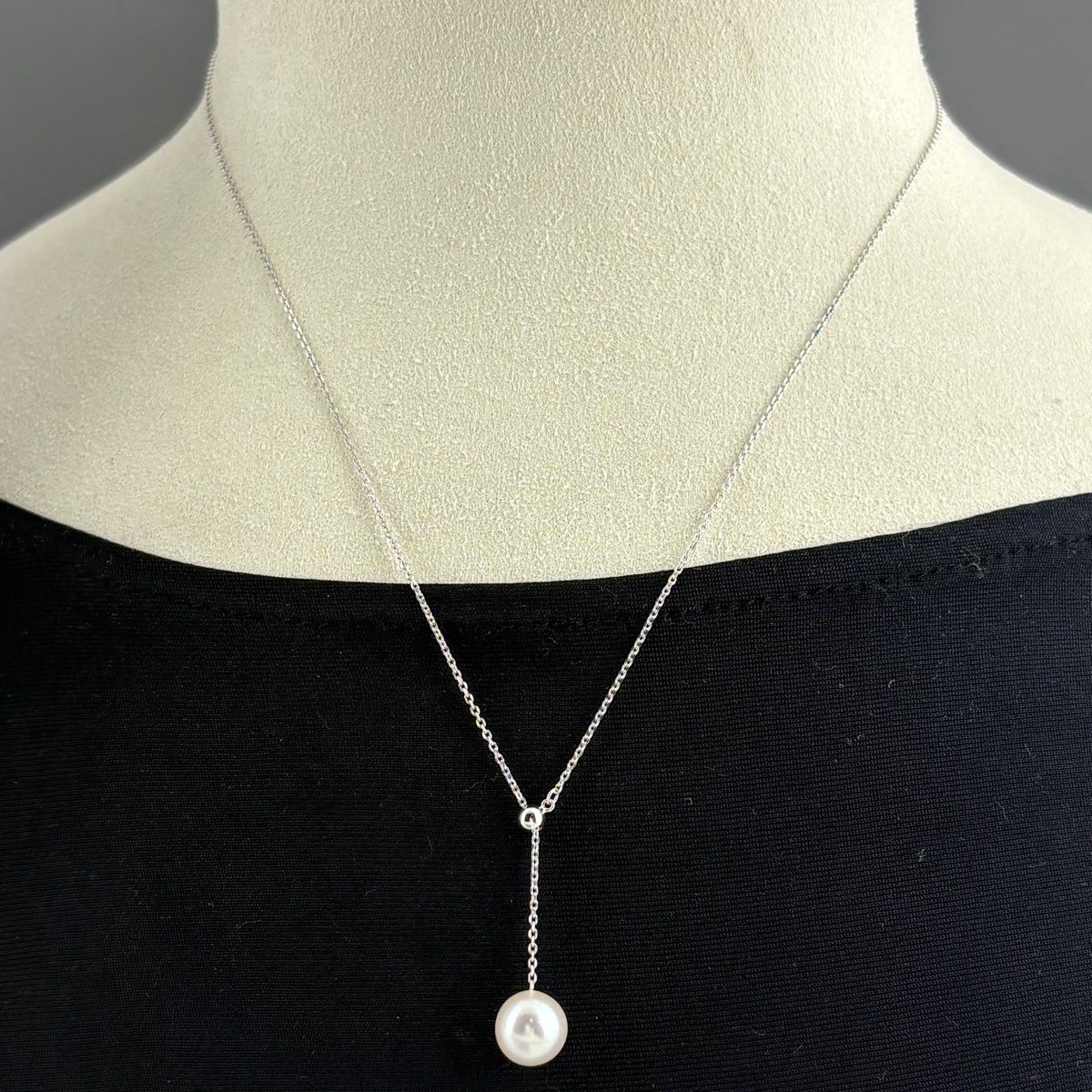タサキ TASAKI パール ネックレス WG ホワイトゴールド 真珠