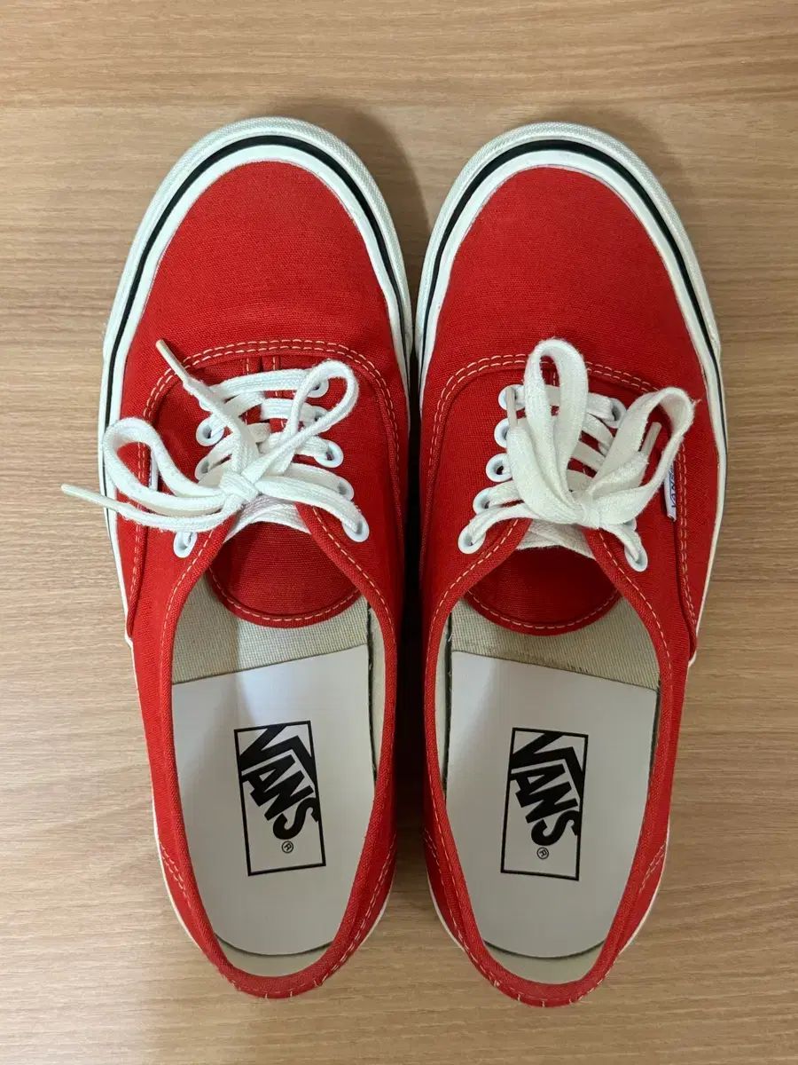VANS ヴァンズ アセンティック アナハイム レッド 265