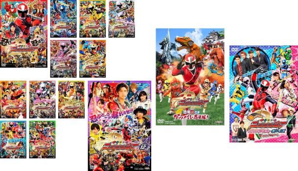 [339023]手裏剣戦隊ニンニンジャー(14枚セット)TV版 全12巻 + THE MOVIE 恐竜殿さまアッパレ忍法帖! + ニンニンガールズ VS ボーイズ FINAL WARS【全巻セット 邦画 中古 DVD】ケース無:: レンタル落ち 手裏剣戦隊ニンニンジャー(14枚セット)TV版 全12巻 + THE MOVIE 恐竜