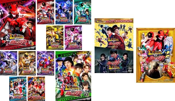 快盗戦隊ルパンレンジャー VS 警察戦隊パトレンジャー(14枚セット)TV版 全12巻 + オリジナルプレミアムドラマ + 劇場版 en film アン フィ