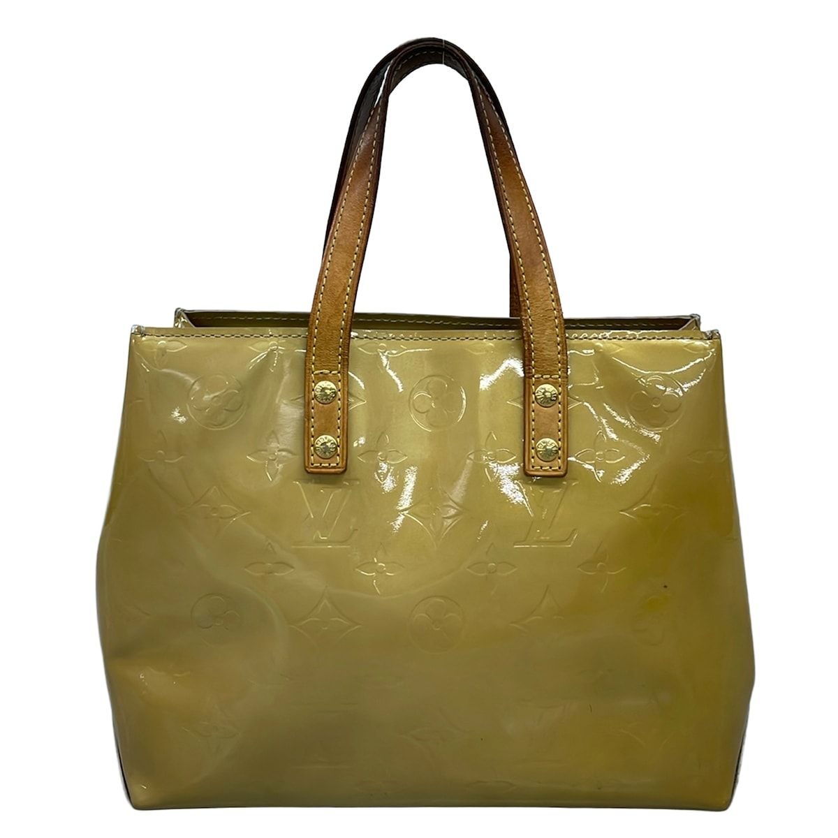 LOUIS VUITTON(ルイヴィトン) ハンドバッグ モノグラムヴェルニ リードPM M91144 ソフトベージュ レザー 17,301円