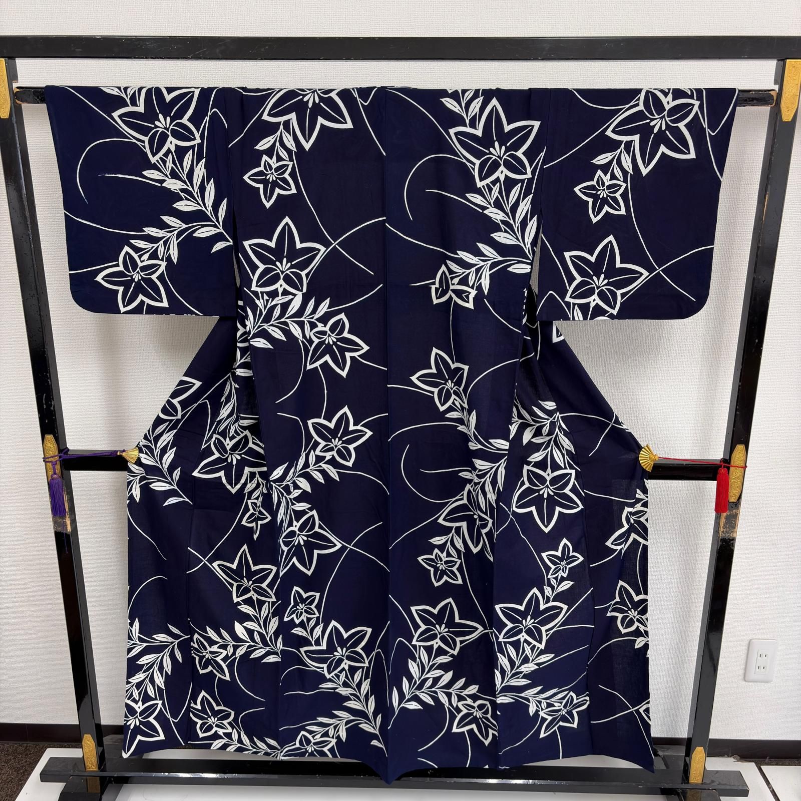 浴衣 夏浴衣 注染 コーマ地 上品な染め 盛夏 綿 a-1672 - メルカリ