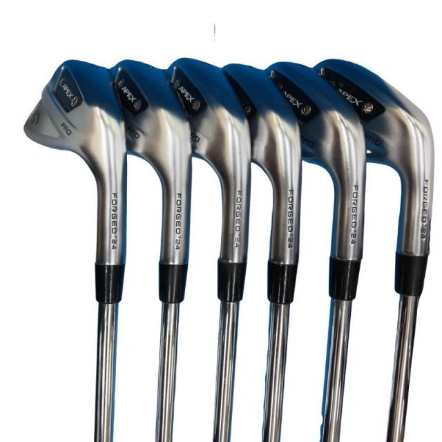 【中古】 キャロウェイ APEX PRO(2024) 6S アイアンセット IR Dynamic Gold MID 115 (フレックスS) メンズ 男性用 右利き 右用 Cランク ゴルフクラブ