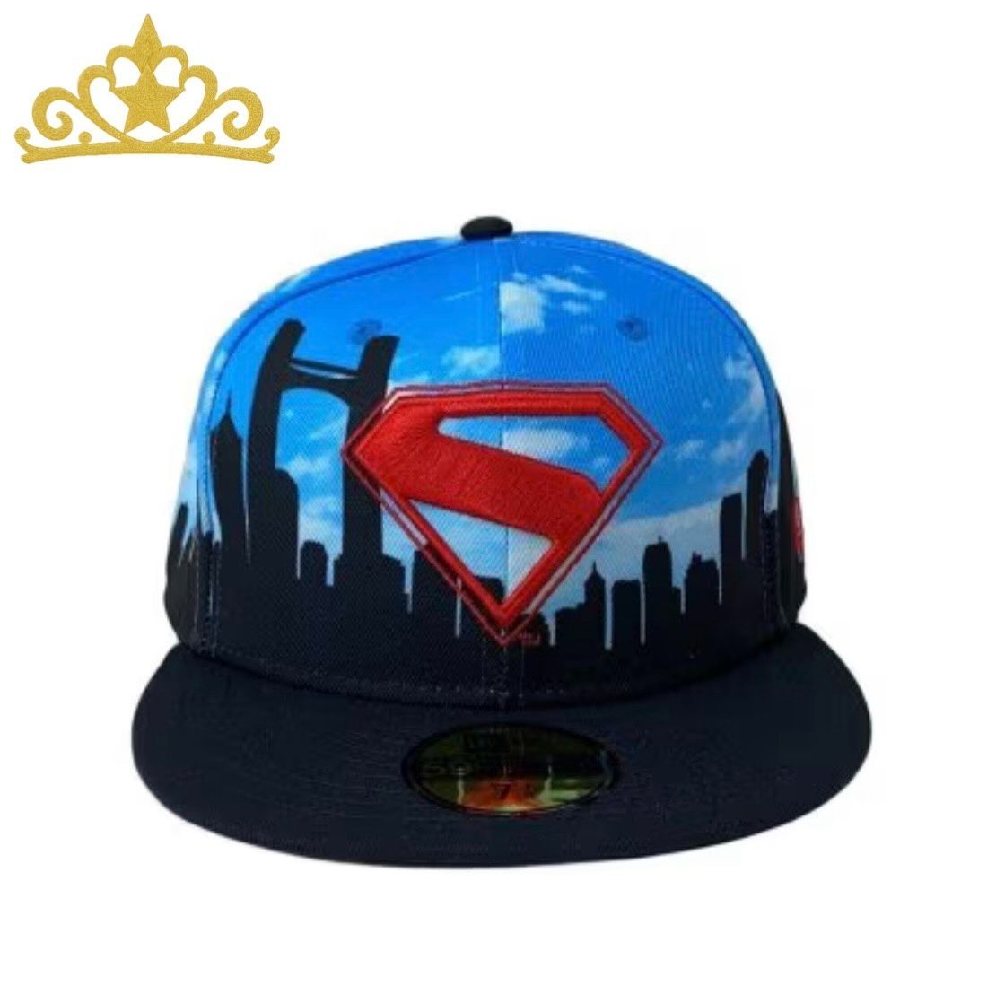 NEW ERA × MARVEL アメコミ スーパーマン ベースボールキャップ メンズ