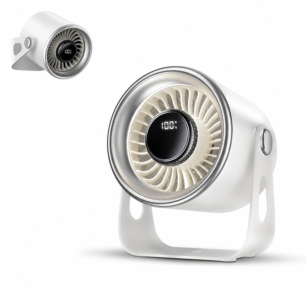SP Space Player Quiet Cycle 卓上扇風機 USB充電式 100段階風量 静音 LED表示 135°角度調整 6,863円