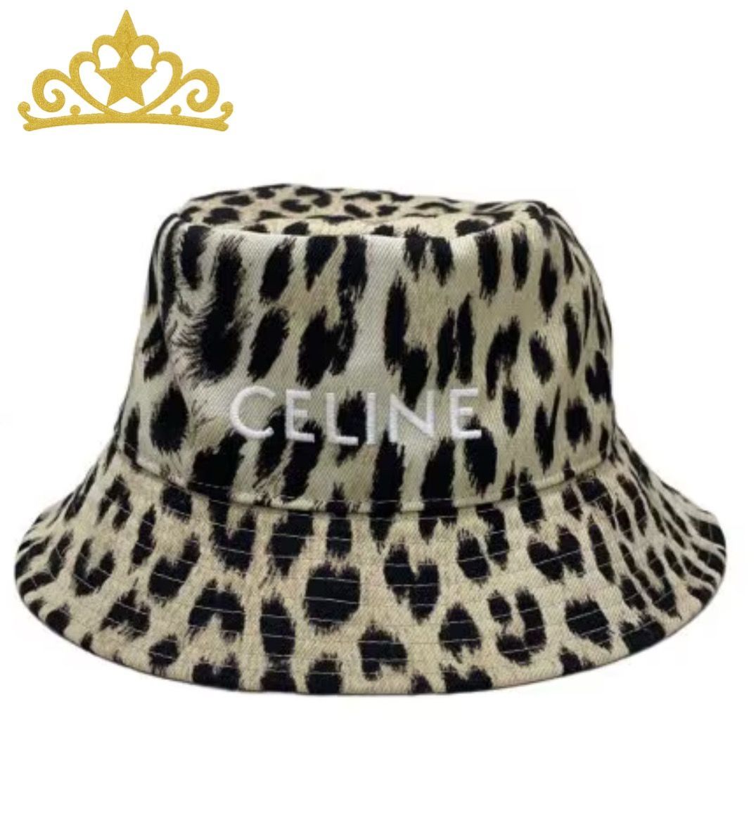 CELINE アニマル ヒョウ柄 バケットハット セリーヌ 帽子 26,000円