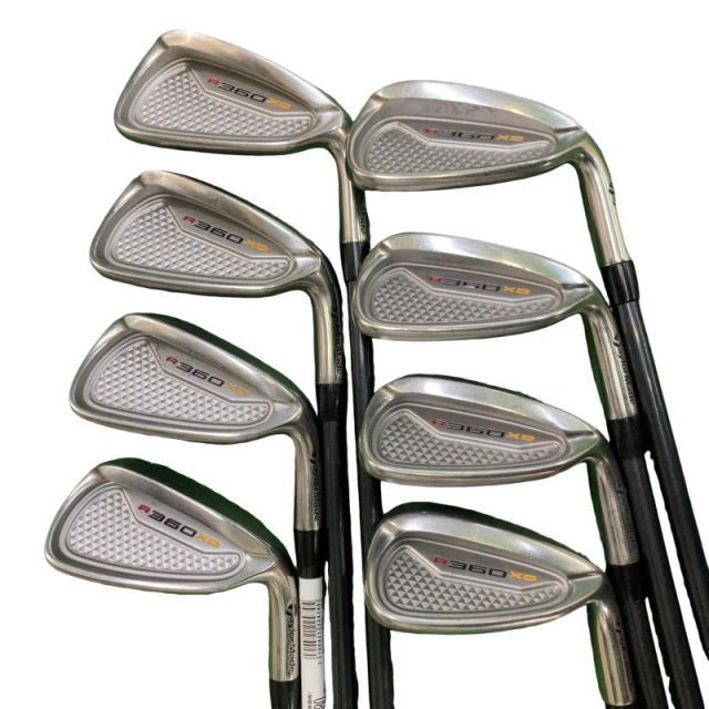【中古】 テーラーメイド Taylor Made R360 XD 8S アイアンセット IR XD-60 (フレックスS) メンズ 男性用 右利き 右用 Cランク ゴルフクラブ