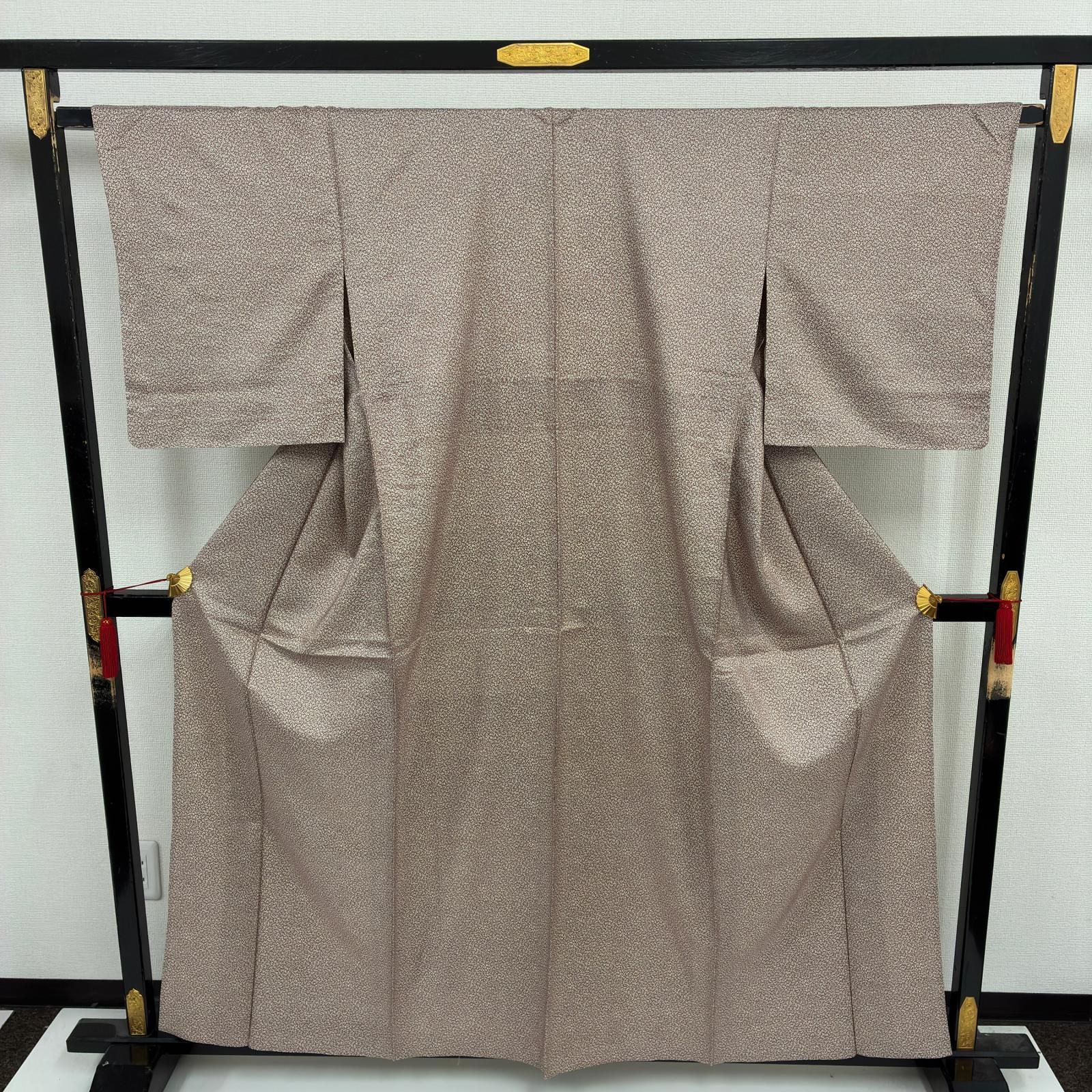 単衣 小紋 正絹 素敵な染め 着物 d-2392 - メルカリ