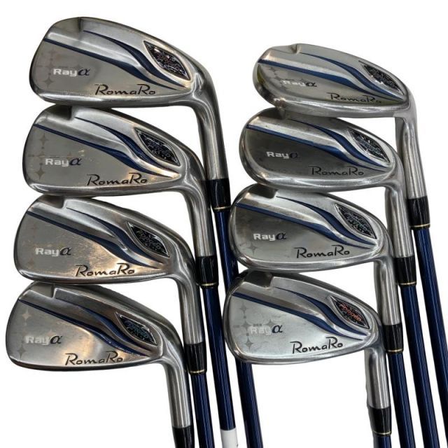 【中古】 RomaRo RomaRo Ray α(2019) 8S アイアンセット IR RomaRo RJ-Ti5 (フレックスR) メンズ 男性用 右利き 右用 Cランク ゴルフクラブ