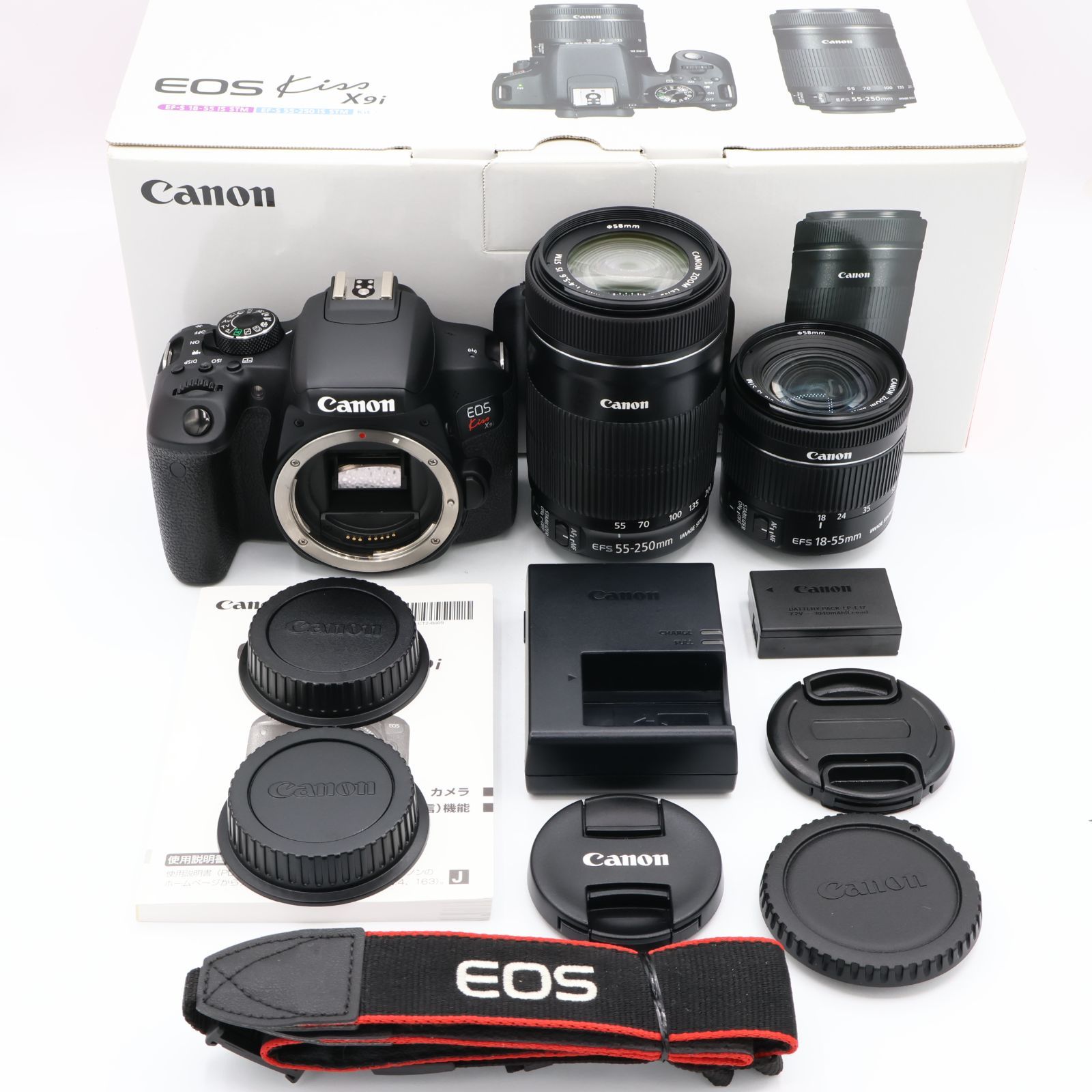 Canon キヤノン デジタル一眼レフカメラ EOS Kiss X9i ダブルズームキット #260721_091021001169