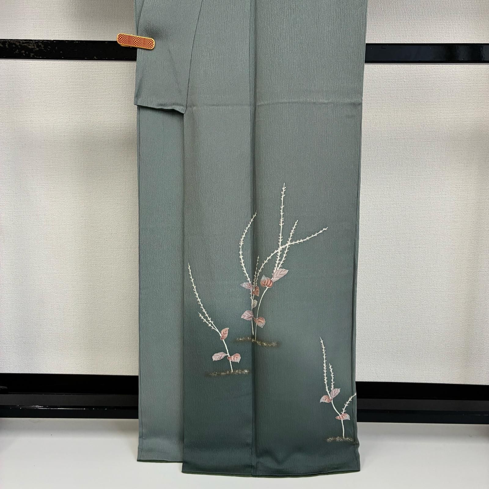付け下げ 付下げ 膨れ織 上品な織 紋無し 正絹 着物 MK-4793 - メルカリ