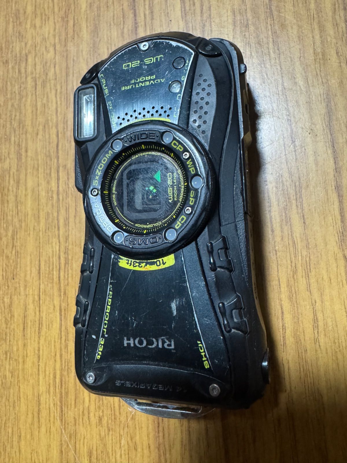 ジャンク】RICOH WG-20 防水デジタルカメラ 本体のみ 動作未確認