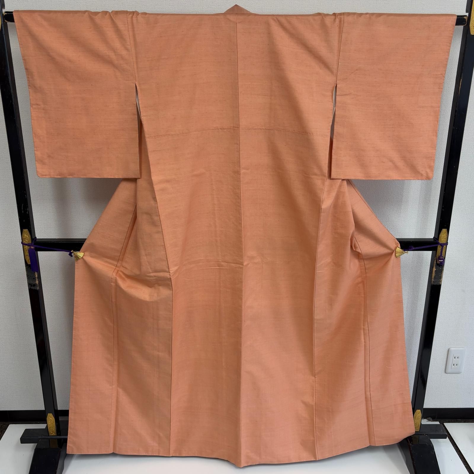 本場結城紬 無地紬 裄65.5 真綿 正絹 着物 MK-5141 - メルカリ