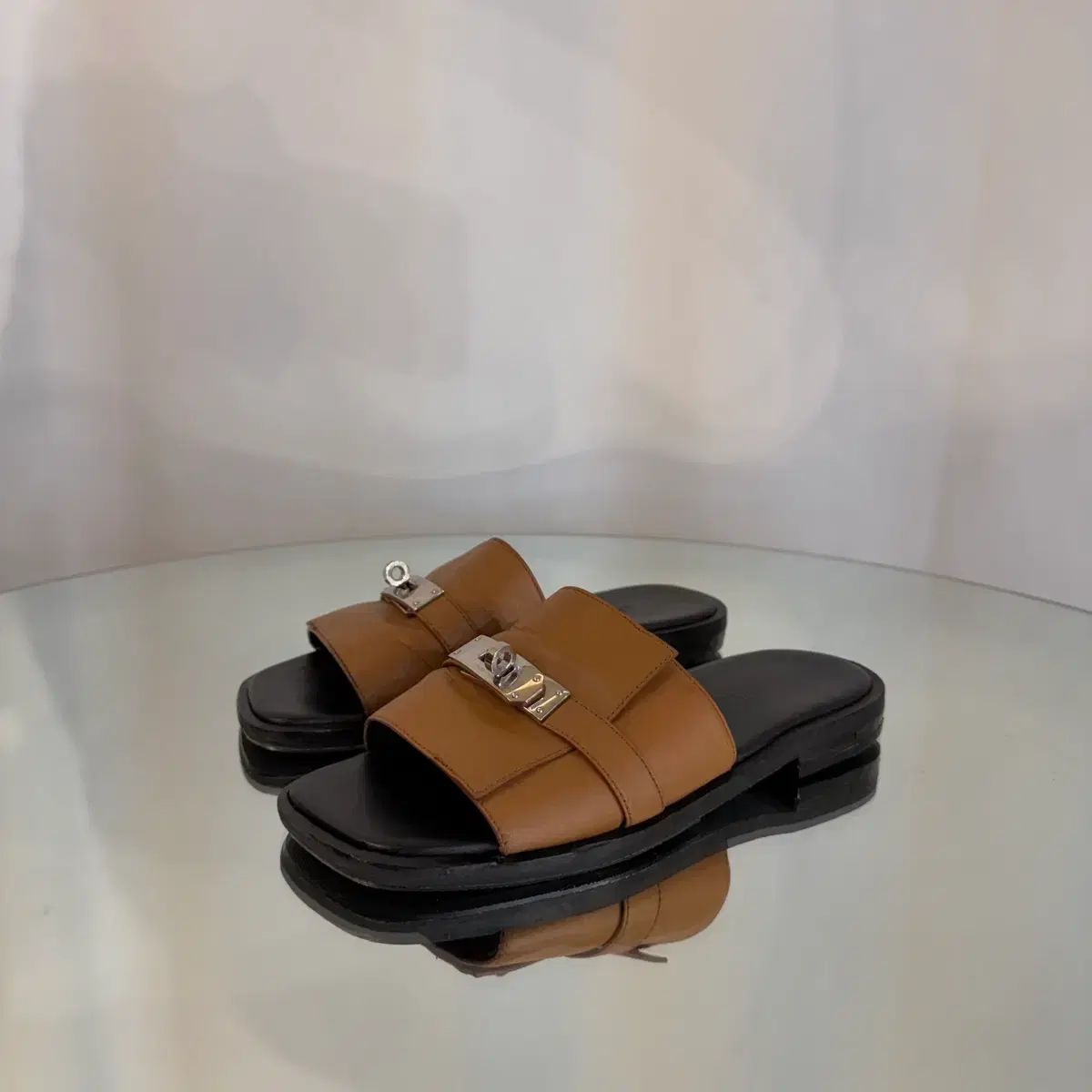 39サイズ Hermes ケリー ミュール スリッパ