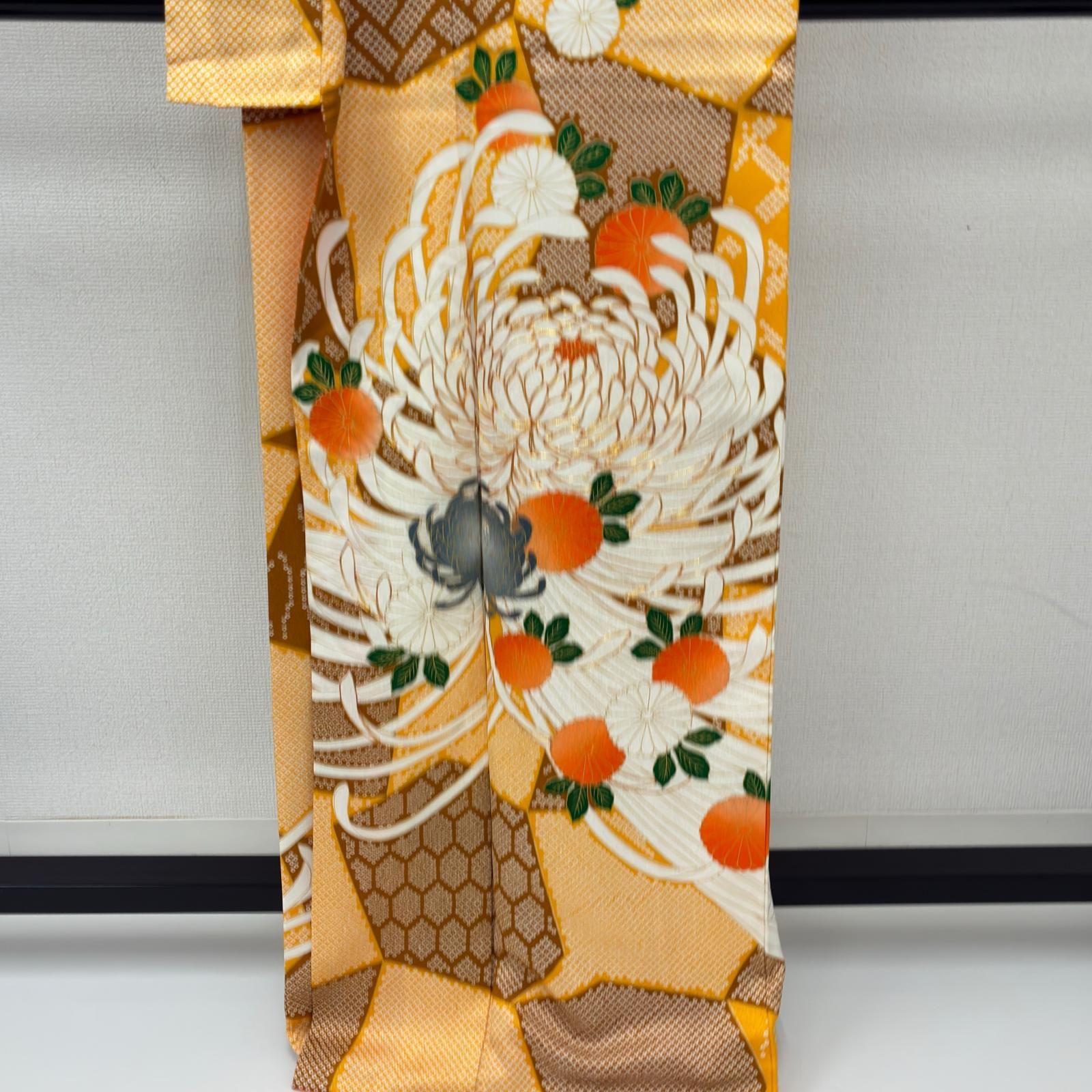 付下げ 金駒刺繍 裄68 素敵な染め 紋無し 正絹 着物 MK-5617 - メルカリ