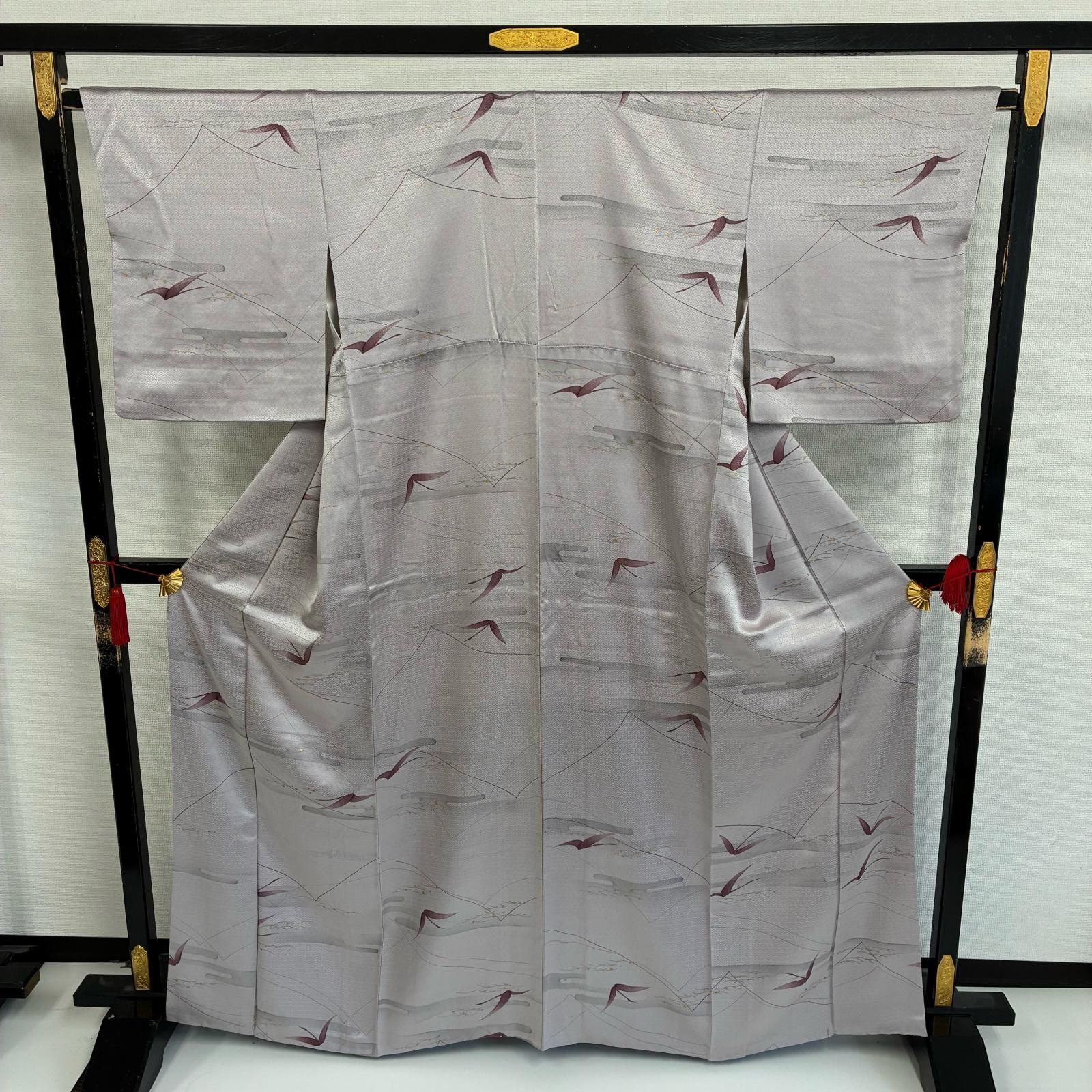 小紋 正絹 青海波 美しい染め 袷 着物 MK-6088 - メルカリ