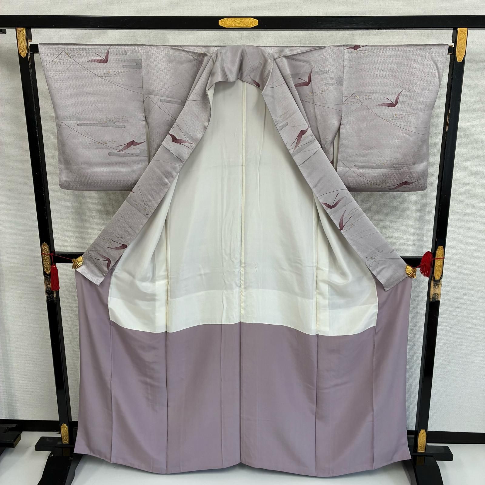小紋 正絹 青海波 美しい染め 袷 着物 MK-6088 - メルカリ