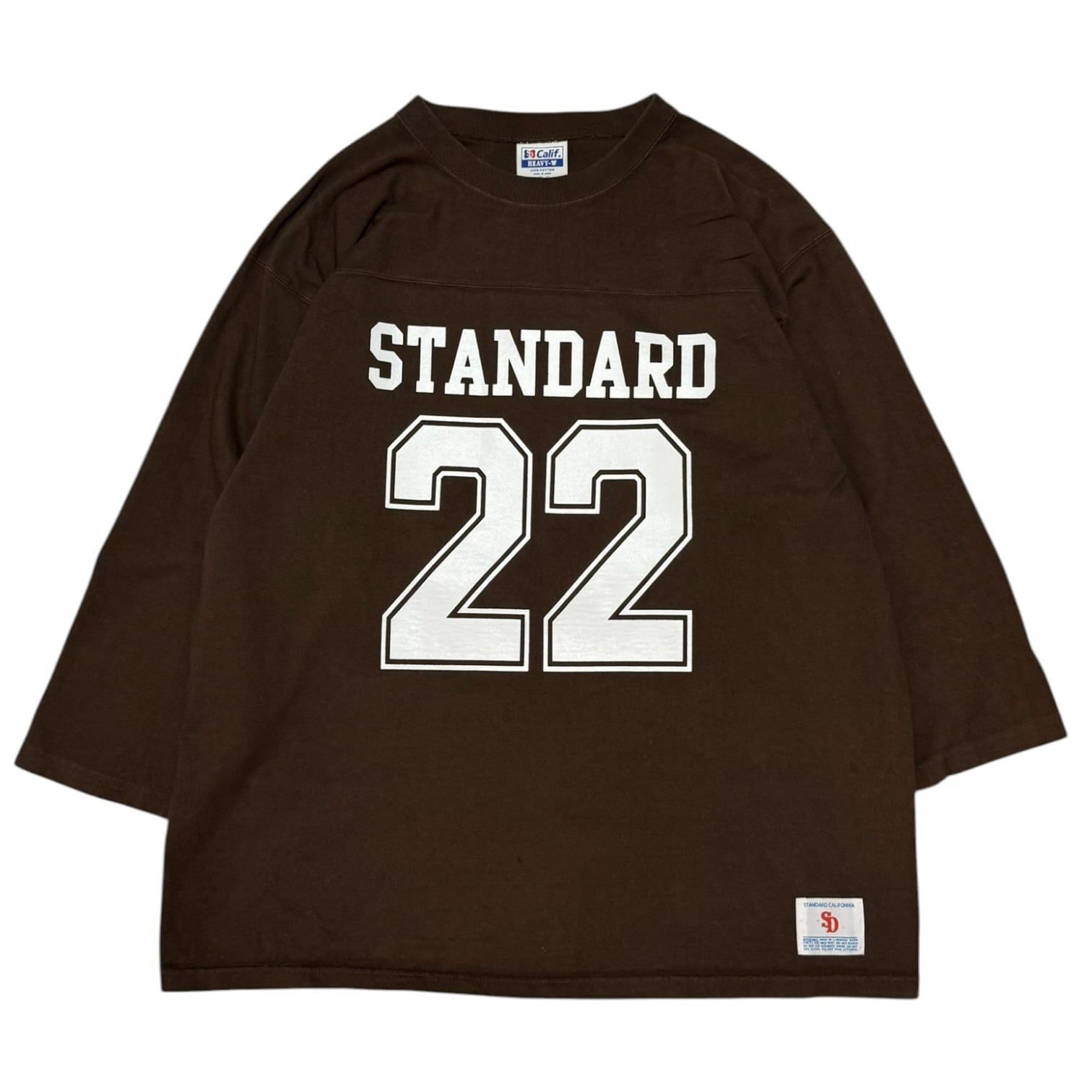 STANDARD CALIFORNIA Football Logo Print T-Shirts