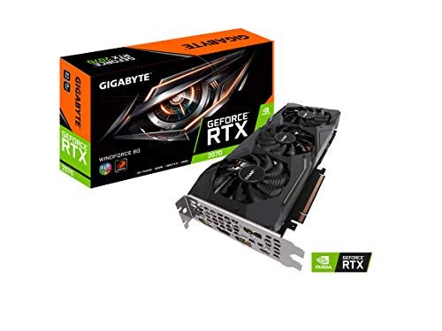 ★新品★Gigabyte GeForce RTX 2070 Windforce 8G グラフィックカード 3X Windforce ファン 8GB 256-Bit GDDR6 GV-N2070WF3-8GC ビデオカード 07a51884