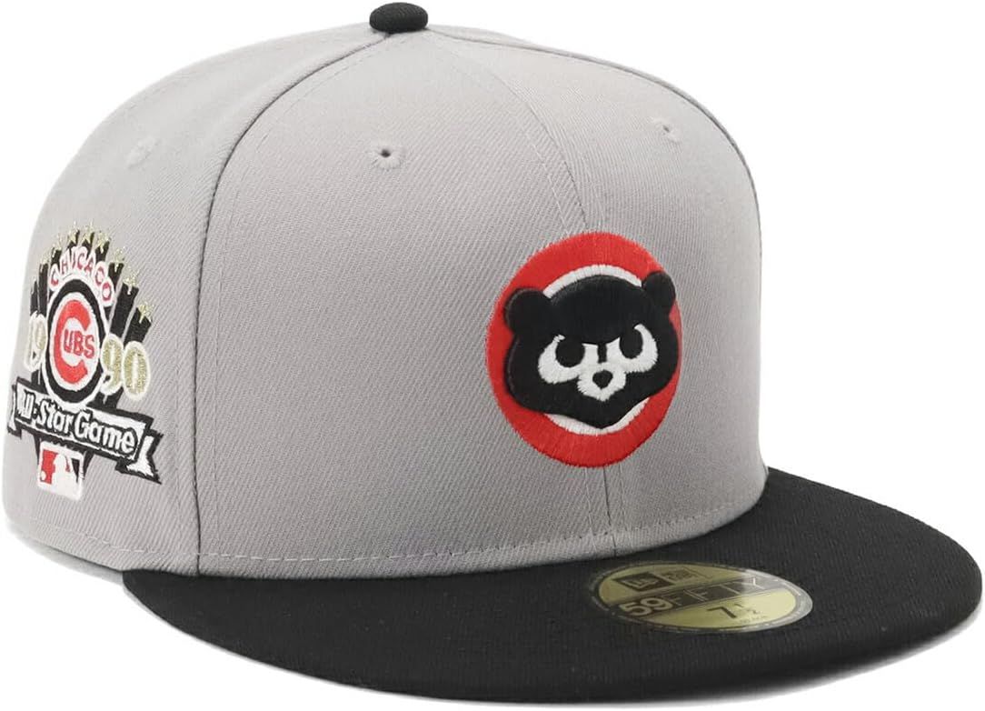 NEWERA ニューエラ 59FIFTY ONSPOTZ別注 シカゴカブス キャップ グレー/ブラック MLB メジャーリーグ ベースボール 帽子 メンズ レディース