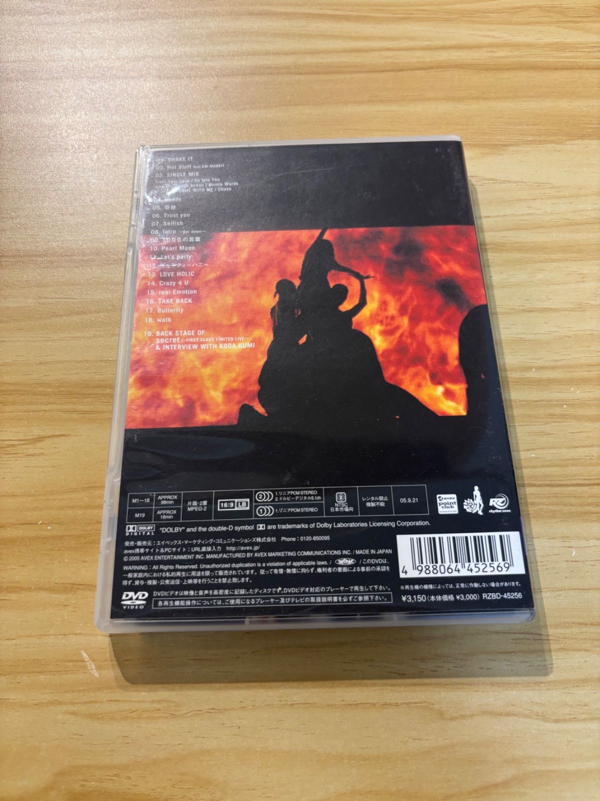 中古][DVD] 倖田來未/secret～FIRST CLASS LIMITED LIVE～ / M04698