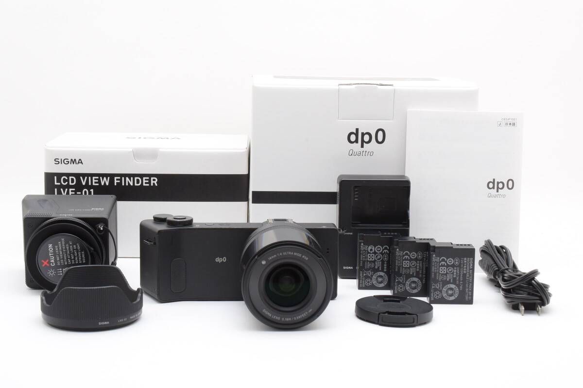 ★良品★シグマ SIGMA dp0 Quattro LCDビューファインダーキット 箱付★　YMA1818＃96