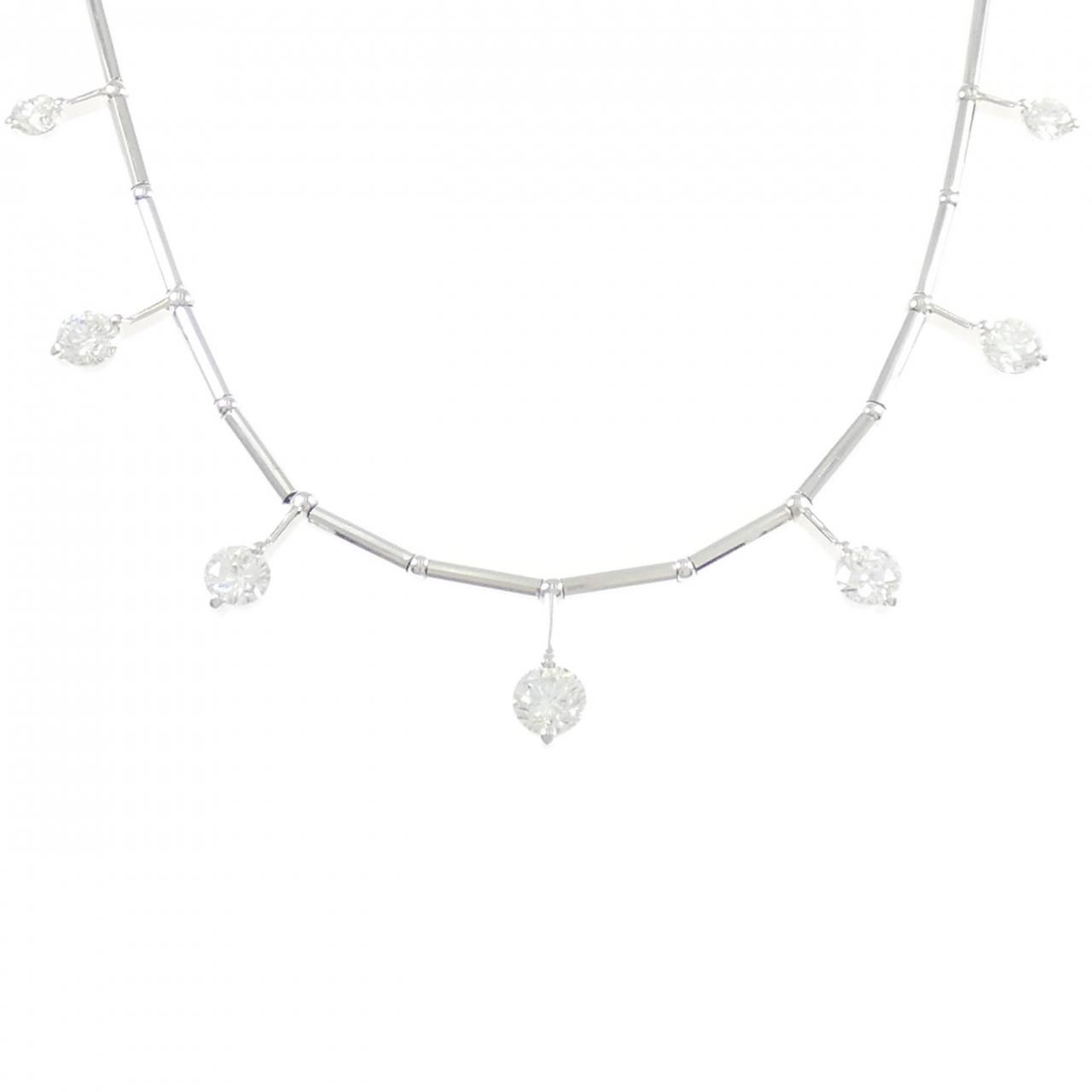 PT900/PT850 ダイヤモンド ネックレス 2.00CT