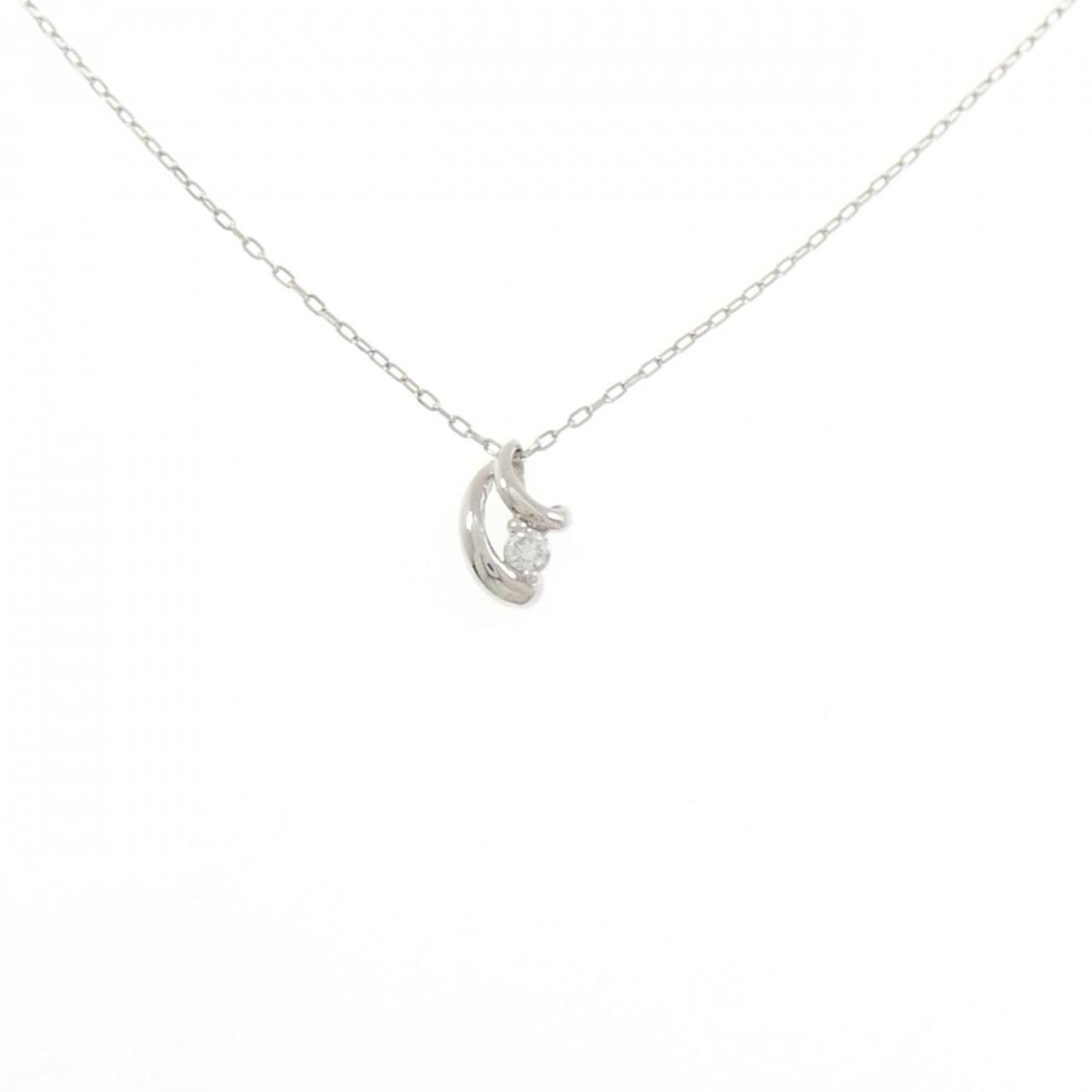 PT900/PT850 ダイヤモンド ネックレス 0.07CT
