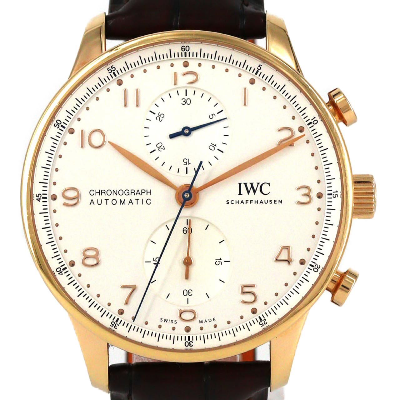 【ノーメンテナンス還元価格】IWC ポルトギーゼクロノグラフ RG IW371611 PG･RG 自動巻
