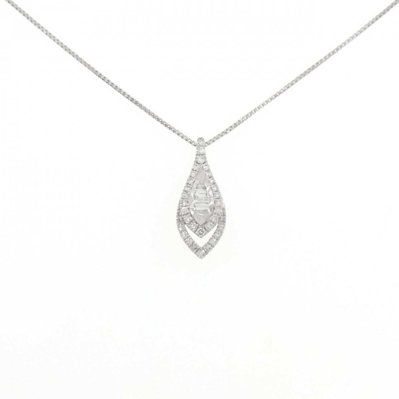 PT950/PT850 ダイヤモンド ネックレス 0.15CT