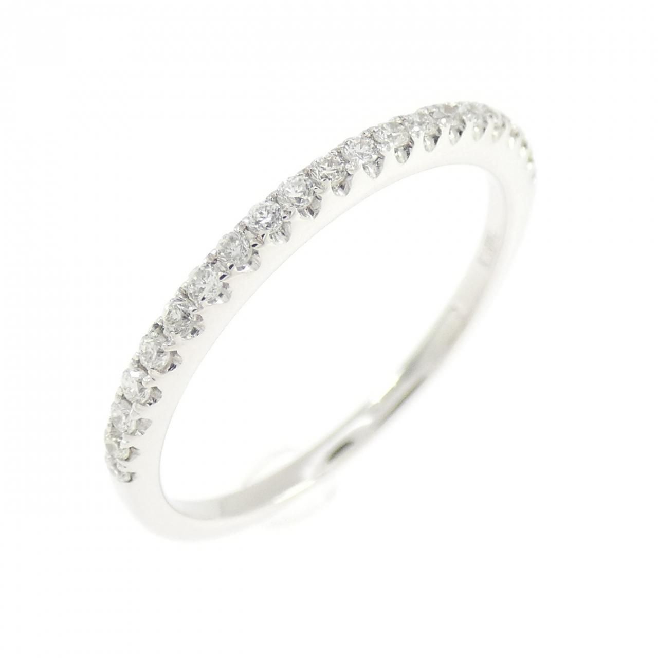 K18WG ハーフエタニティ ダイヤモンド リング 0.13CT 36,140円