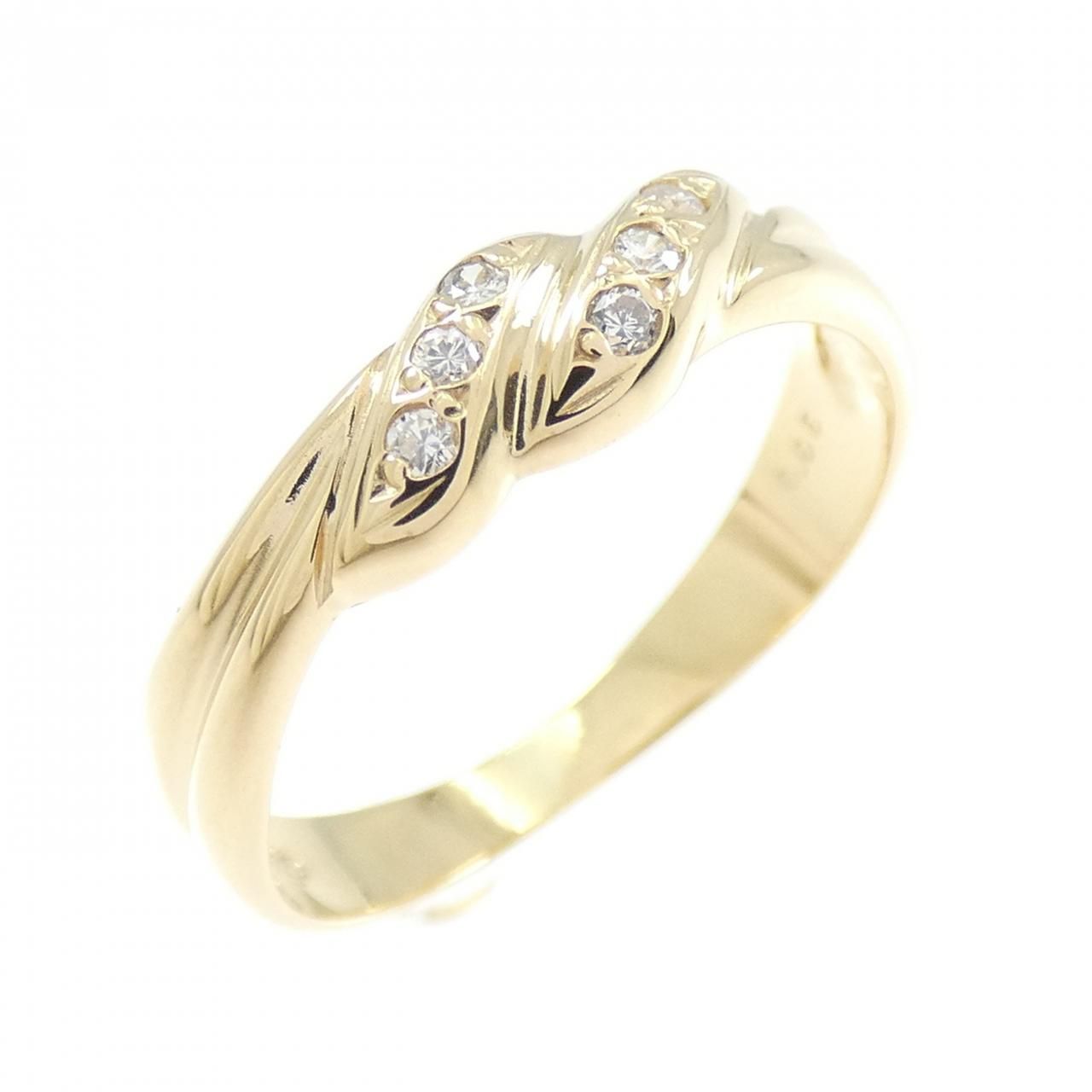 K18YG ダイヤモンド リング 0.05CT