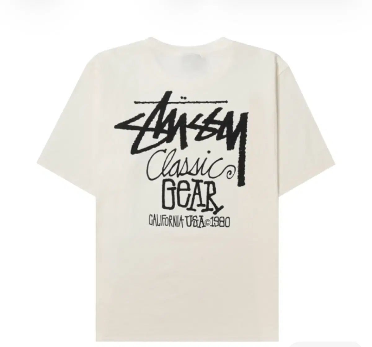 STUSSY PIGMENT DYE CLASSIC GEAR T-SHIRT