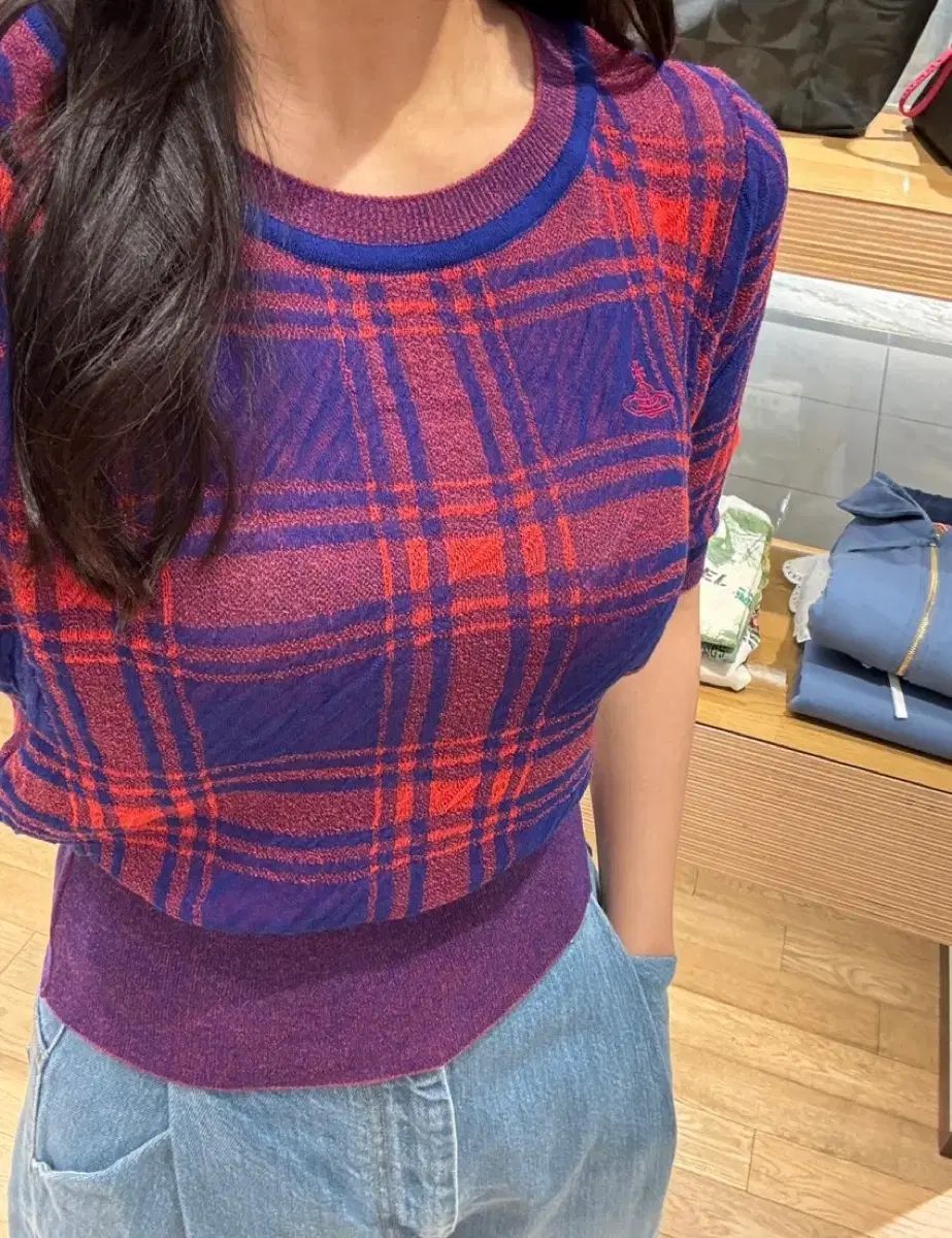 VIVIENNE WESTWOOD チェック ニット