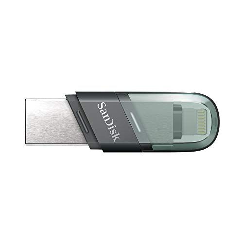 SanDisk 128GB iXpand USB Flash Drive Flip SDIX90N-128G 海外パッケージ品(カラー: ブラック)
