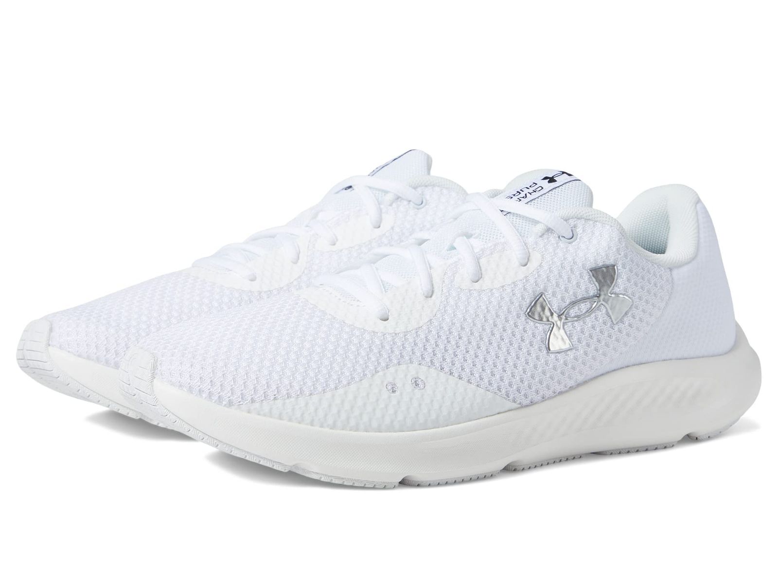 [Under Armour] UAチャージド パスート3White White Metallic Silver28.0 [ホワイト ホワイト メタリックシルバー] [28.0 cm D]
