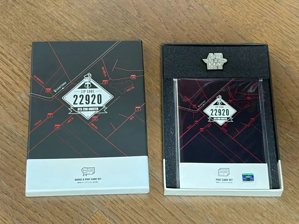 BTS 2期 MUSTER バッジ&はがき セット
