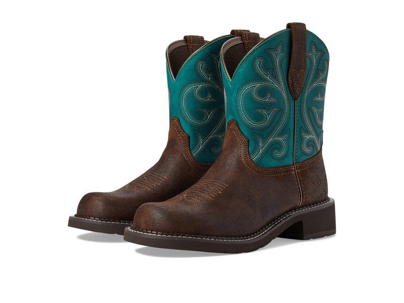 アリアト レディース シューズ ブーツ・レインブーツ Ariat Fatbaby Heritage Western Boot Worn HickorySh