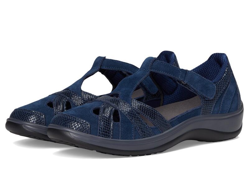 オルトフィート レディース シューズ サンダル Orthofeet Juno Navy ネイビー