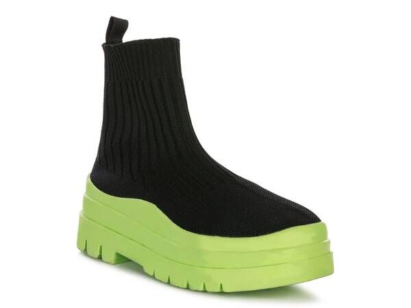 ロンドンラグ レディース シューズ ブーツ・レインブーツ プラットフォーム ブーツ London Rag Quavo Platform Bootie BlackGreen ブラック