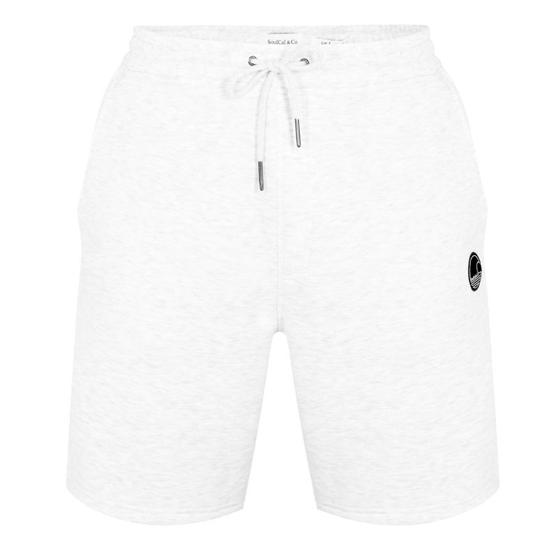 ソウルカル メンズ ボトムス ハーフパンツ・ショーツ ショートパンツ フリース SoulCal Signature Fleece Shorts Mens Ice Marl マール