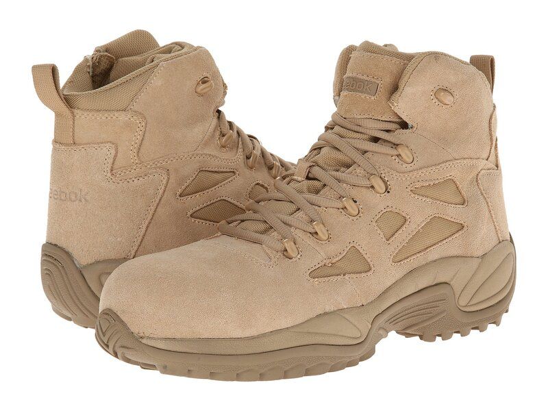 リーボック メンズ シューズ スニーカー Reebok Work Rapid Response RB 6 CT Desertan タン