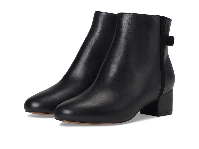 ジョンストンアンドマーフィー レディース シューズ ブーツ・レインブーツ Johnston Murphy Sienna Belted Bootie Black ブラック
