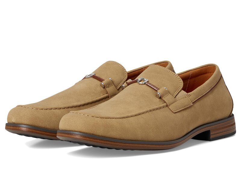 ステイシーアダムス メンズ シューズ スリッポン・ローファー Stacy Adams Richardson Moc Toe SlipOn Khaki カーキ