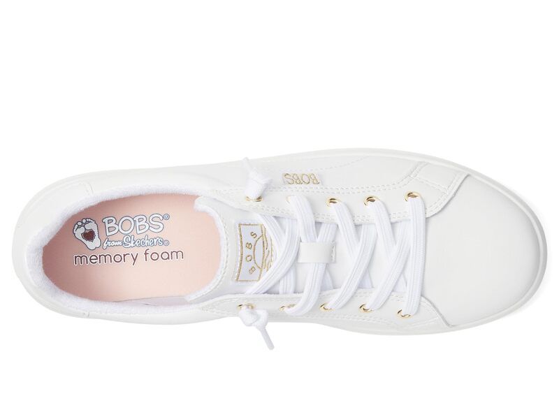スケッチャーズ レディース シューズ スニーカー BOBS from SKECHERS Bobs DVine Instant Delight White ホワイト