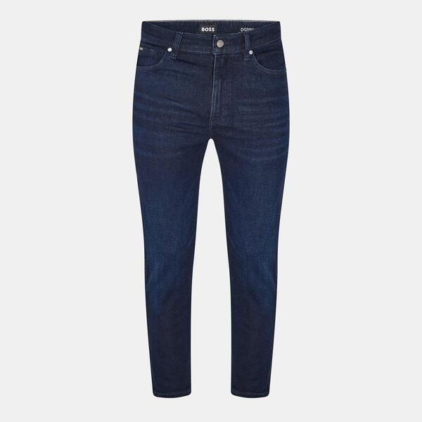 ボス メンズ ボトムス デニムパンツ ストレート ジーンズ Boss Mens Ogden Straight Leg Jeans Dark Blue 415 ブルー