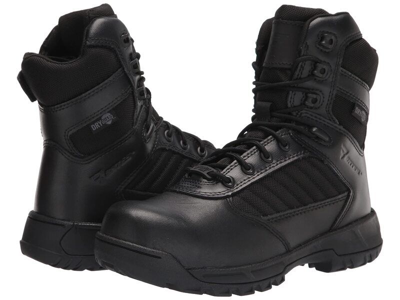 ベイツ メンズ シューズ ブーツ・レインブーツ トール Bates Footwear Tactical Sport 2 Tall Side Zip DryGuard Composite Toe Bla